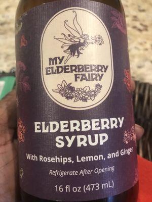 Elderberry Syrup w/ Rosehips, Lemon and Ginger