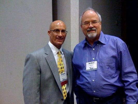 Don, Founder of Suncoast Claims, Inc., meets with Jim Cantore of The Weather Channel at the National Windstorm Conference.