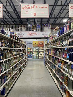 The Rum aisle. Our favorite!