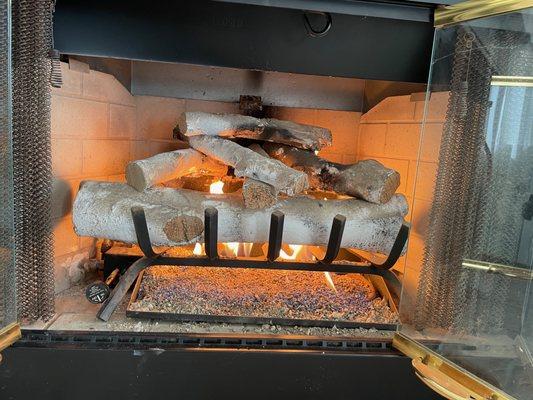 my awesome fireplace works!