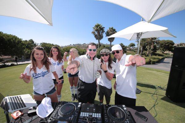 Dodgers event at the Modern Beach country club!
