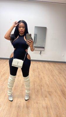 This is the cutout body suit I purchased from mystique boutique for 25$