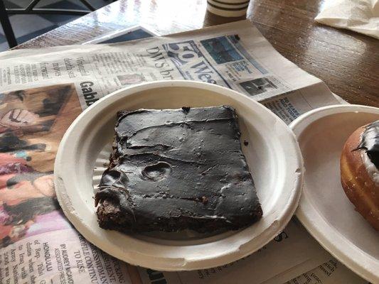 Haha! My finger made a faceIn the Brownie