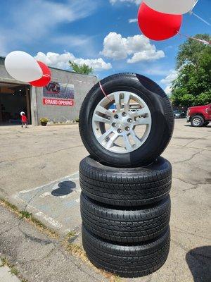 New and used tires and wheels available!