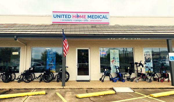United Home Medical Store front
