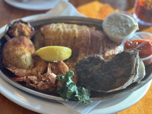 Broiled Seafood Platter.