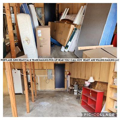 Garage Cleanouts
Portland Junk Removal & Trash Hauling Pick-Up Near You ! CALL NOW Ready And Willing Hauling LLC 971-977-6116
