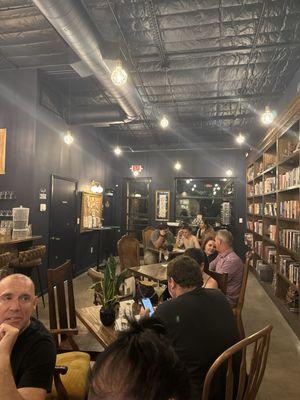 A typical Friday night!  Very chill &mellow!