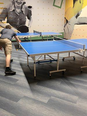 Ping pong tables