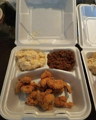Shrimp dinner