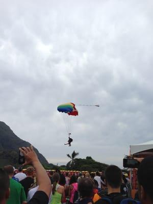 Team EXTREME coming down