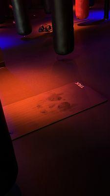 That's after cooling down from class! You know what they say when in doubt sweat it out