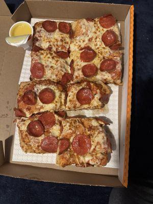 Detroit-Style Deep Dish Pepperoni