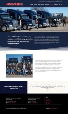 Roadshow Services
https://sfwebsitedesign.net/portfolio-item/roadshow-services-trucking-transportation-web-design/