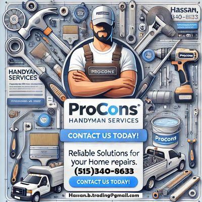 Pro Cons Handyman Services