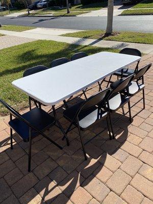 Dusty And Aya Chair And Table Rentals