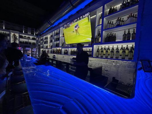 Bar with TV
