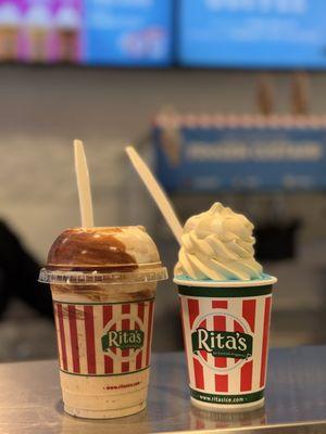 Peanut Butter Mudslide - Blueberry Custard