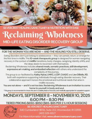 Mid-Life Eating Disorder Group