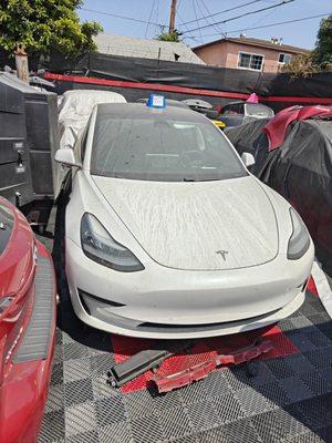 Car never got work on