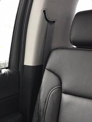 Water leaking by roof and near Handle and also by quarter panel by seat belt . 2016 Suburban LT 23,200 miles on it