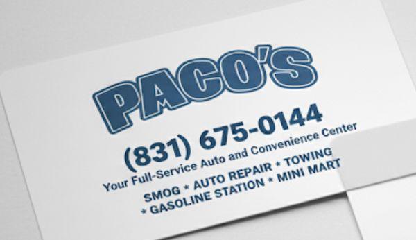 Paco's Towing