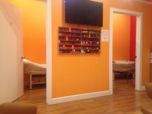 Two private treatment rooms