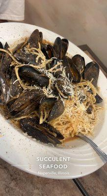 Steamed Mussels