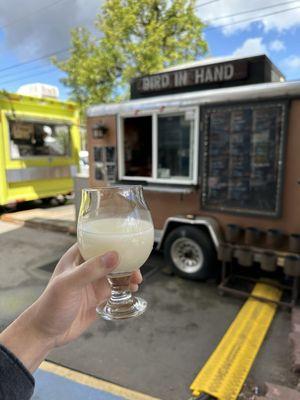 Sayuri nigori sake glass - IG @bougiefoodieboi