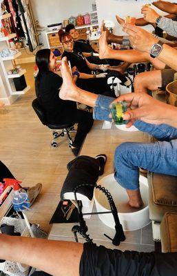 Pedicure at Paint Nail Bar