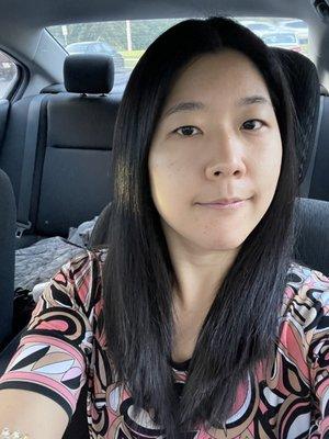 Hair cut, with layers