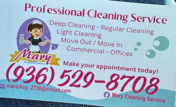 Mary Cleaning Service