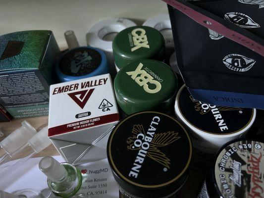 710 , claybourne , CBX , Ember Valley , Alien Labs ... Empire has amazing selections and restocks consistently