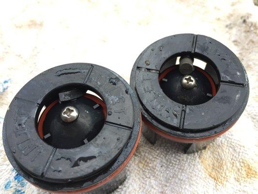 Hired to repair / replace a failed Febco 850 irrigation DCVA. Debris restricted the rubber disc from seating properly. Easy fix.