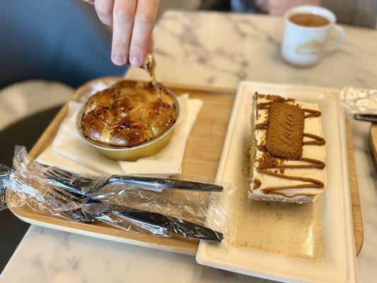 Honey comb cake and Biscoff Milk Cake