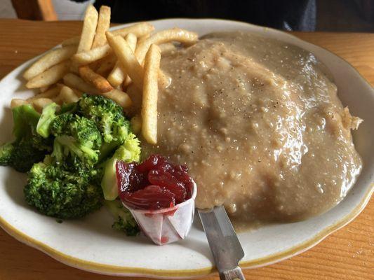 Turkey sandwich w gravy