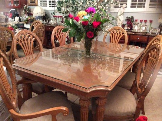 To glass alone was $400.