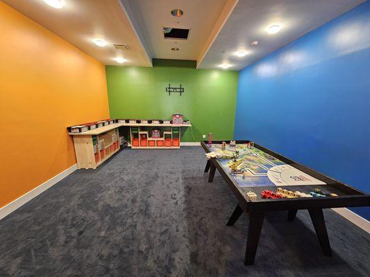 Snapology's First Lego League Team Pratice Classroom for our Westbury Warriors