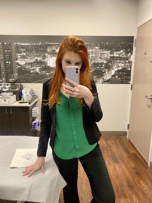 Fitting in an appointment after work is SO convenient