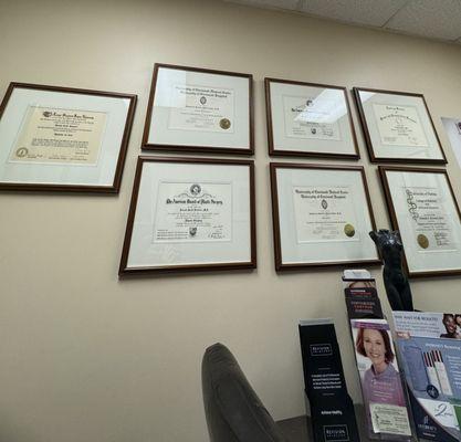 Many accolades and affiliations