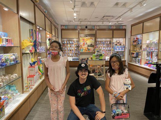 My littles with the owner, Johnny