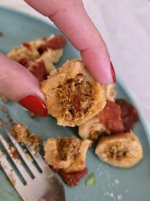 More meat than masa. Yes pls!!