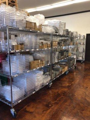 Multiple size Steam pans, Food pans, lids, and covers.