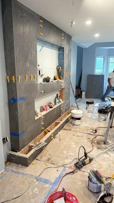 Living Room in Production. see finish photo