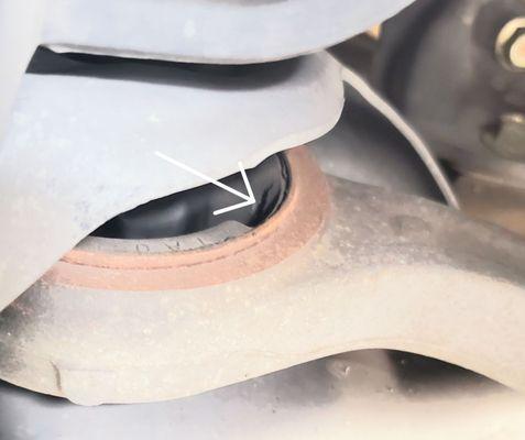 Tiny crack that Honda called as something that needed to be replaced asap.