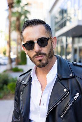 *Signature Cut styled w/: Hanz de Fuko Scheme Cream & *Beard conditioned w/: FINO Beard Balm