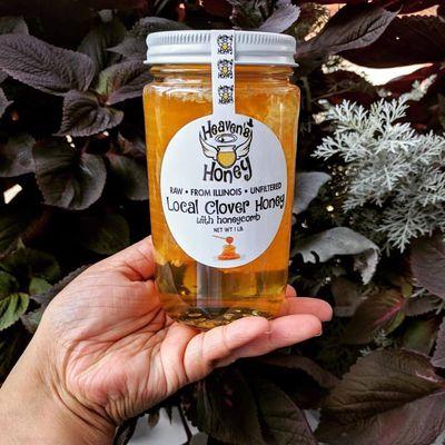 Local Raw Chicago Clover Honey - Unfiltered, Unpasteurized and Raw