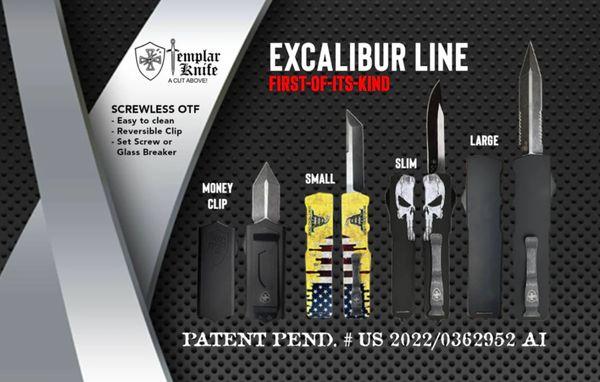 Patent Pending Excalibur Screwless OTF