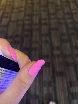 Broken nail (my fault!)