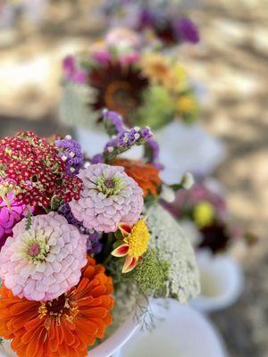 Seeing up our floral bouquets